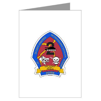 2LARB - M01 - 02 - 2nd Light Armored Reconnaissance Bn - Greeting Cards (Pk of 10) - Click Image to Close